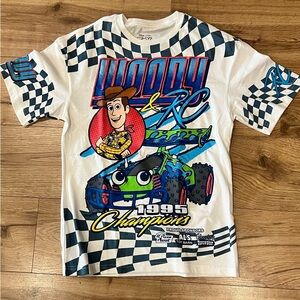 Toy Story Box Lunch T-Shirt Size Small AOP Pixar